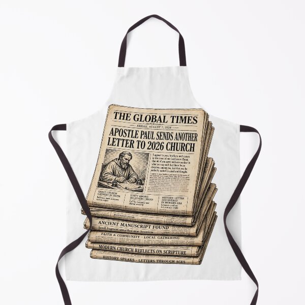 Item preview, If Paul Were Here We'd Be Getting A Letter - Apostle Paul Sends Another Letter To 2026 Church Newspaper designed and sold by Neurospicy Trolls.