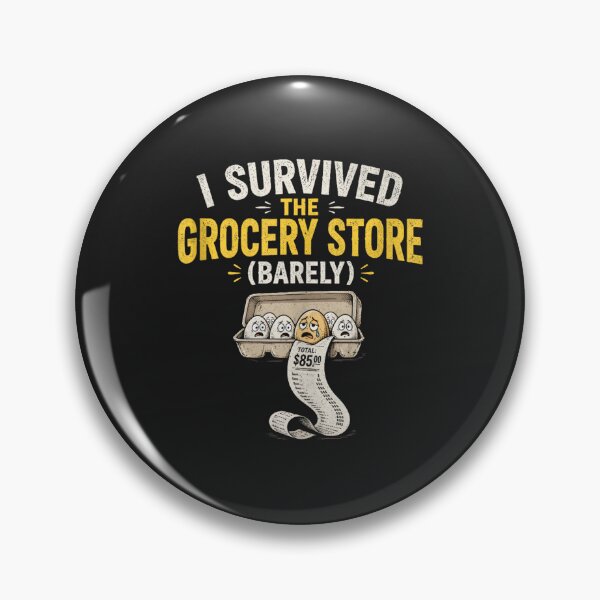 Item preview, I Survived The Grocery Store Barely Funny Grocery Shopping Humor designed and sold by abig-eiyana.