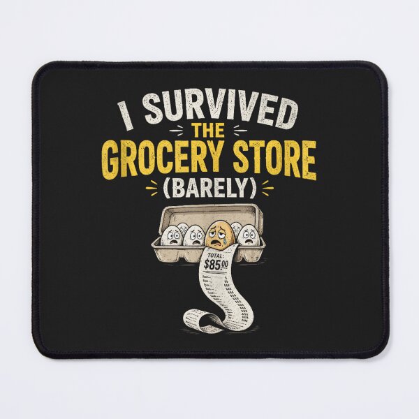 Item preview, I Survived The Grocery Store Barely Funny Grocery Shopping Humor designed and sold by abig-eiyana.