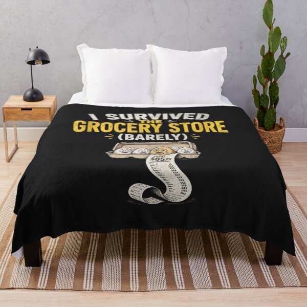 Item preview, I Survived The Grocery Store Barely Funny Grocery Shopping Humor designed and sold by abig-eiyana.