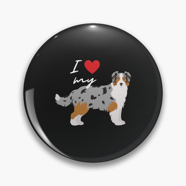Item preview, I Love My Australian Shepherd Cute Aussie Dog Lover Heart Design designed and sold by abig-eiyana.