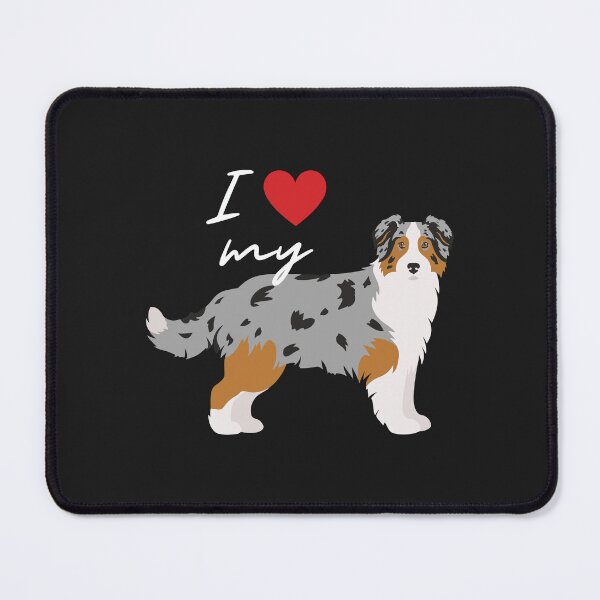 Item preview, I Love My Australian Shepherd Cute Aussie Dog Lover Heart Design designed and sold by abig-eiyana.