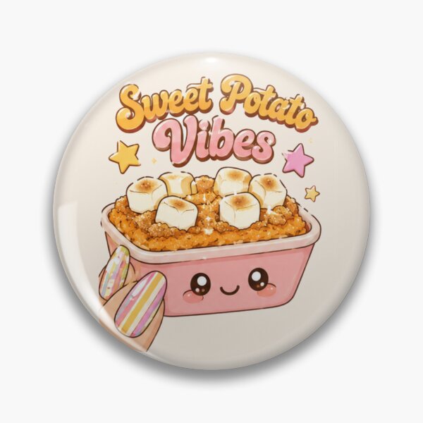 Item preview, Sweet Potato Vibes Thanksgiving Casserole Kawaii designed and sold by Yellowriversss.