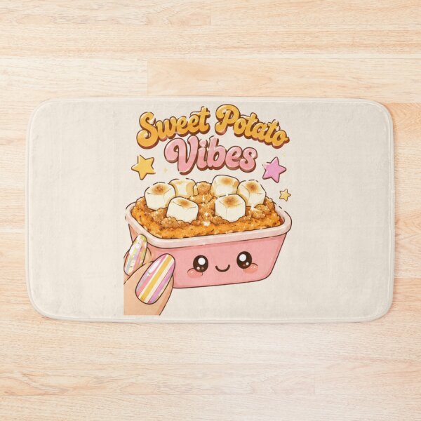 Item preview, Sweet Potato Vibes Thanksgiving Casserole Kawaii designed and sold by Yellowriversss.