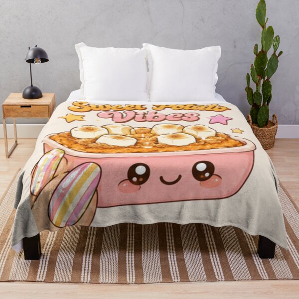 Item preview, Sweet Potato Vibes Thanksgiving Casserole Kawaii designed and sold by Yellowriversss.