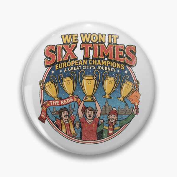 Item preview, We won it six times LFC Champions designed and sold by Red-since-1892.