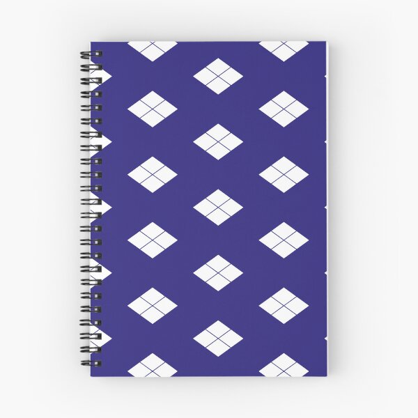 Item preview, Takeda Shingen Crest - Takeda Bishi Samurai Mon White Blue Tile / Japanese Crest designed and sold by 戦国まーけっと SENGOKU MARKET.