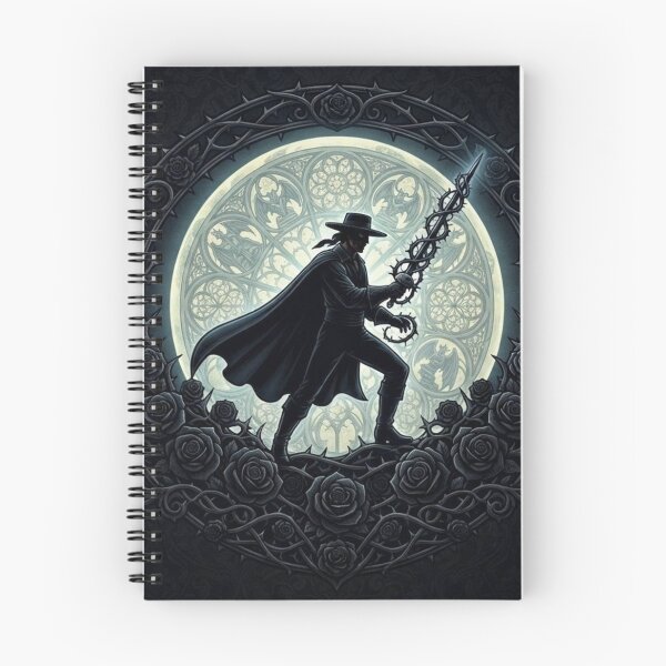 Item preview, Gothic Zorro Moon and Roses designed and sold by SipWithStyleArt.