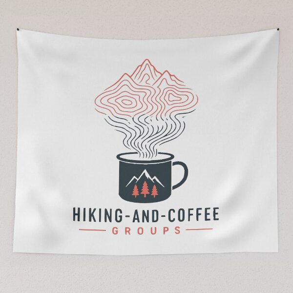 Item preview, Midlife Hiking Friends Retro Trail Club Design designed and sold by JansenGS.