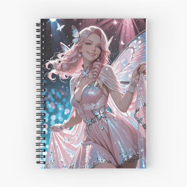 Item preview, Pink Pixie Fairy with Butterfly Wings Enchanted Fairycore designed and sold by BorgSpareParts.