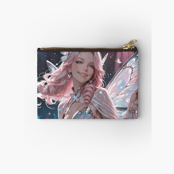 Item preview, Pink Pixie Fairy with Butterfly Wings Enchanted Fairycore designed and sold by BorgSpareParts.
