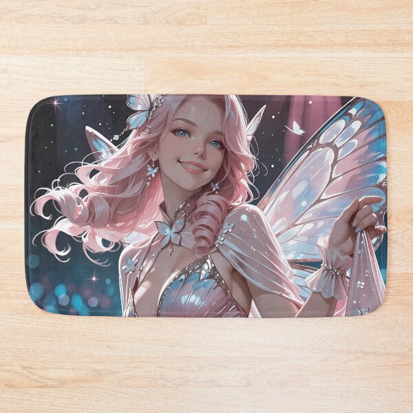 Item preview, Pink Pixie Fairy with Butterfly Wings Enchanted Fairycore designed and sold by BorgSpareParts.