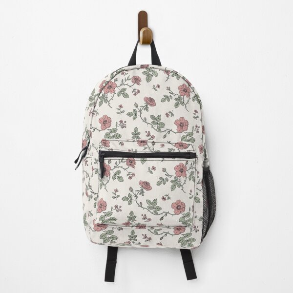 Item preview, Vintage Wild Rose Vine Pattern – Hand Drawn Botanical Floral Print designed and sold by NuvoraNest.