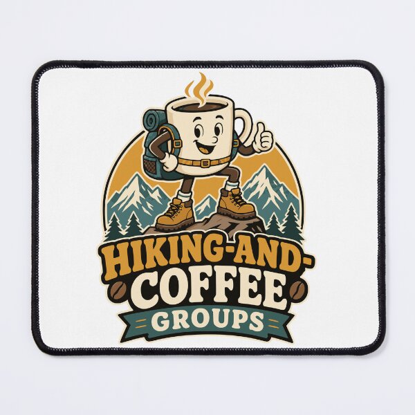 Item preview, Midlife Hiking Friends Retro Trail Club Design designed and sold by JansenGS.