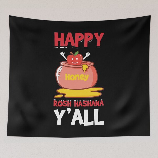 Item preview, Happy Rosh Hashana Yáll Apple Honey Gift designed and sold by Barnissim.