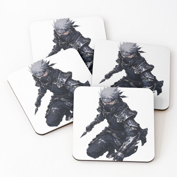 Item preview, Kakashi | Ninja Warrior – Silver Hair Anime Shinobi Ink Art designed and sold by Dyan4.