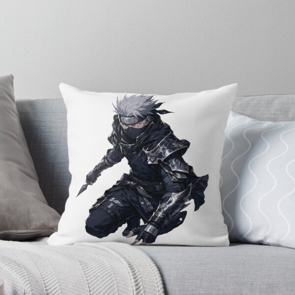 Item preview, Kakashi | Ninja Warrior – Silver Hair Anime Shinobi Ink Art designed and sold by Dyan4.