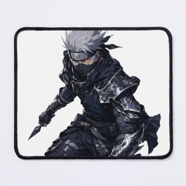 Item preview, Kakashi | Ninja Warrior – Silver Hair Anime Shinobi Ink Art designed and sold by Dyan4.