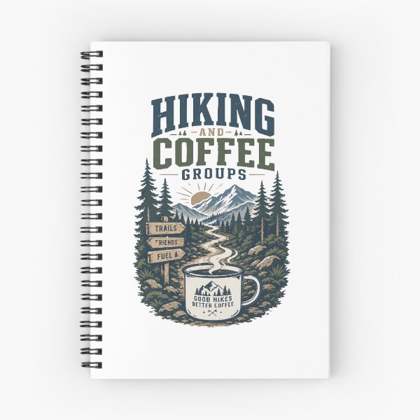 Item preview, Midlife Hiking Friends Retro Trail Club Design designed and sold by JansenGS.