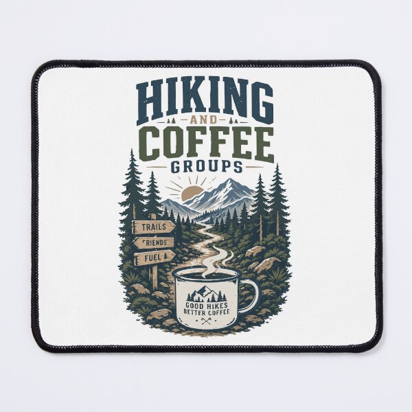Item preview, Midlife Hiking Friends Retro Trail Club Design designed and sold by JansenGS.