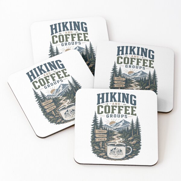 Item preview, Midlife Hiking Friends Retro Trail Club Design designed and sold by JansenGS.