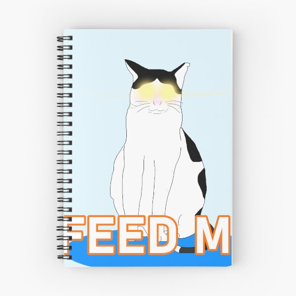 Item preview, Cat meme feed me designed and sold by Raiserdesign33.