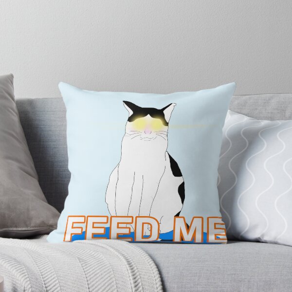 Item preview, Cat meme feed me designed and sold by Raiserdesign33.