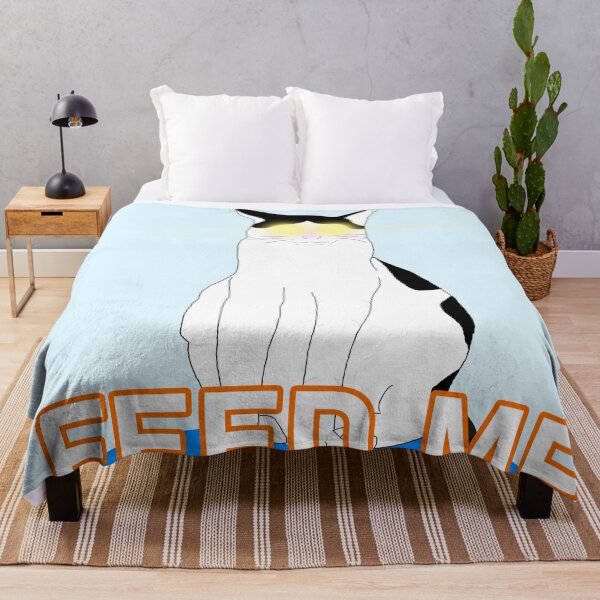 Item preview, Cat meme feed me designed and sold by Raiserdesign33.