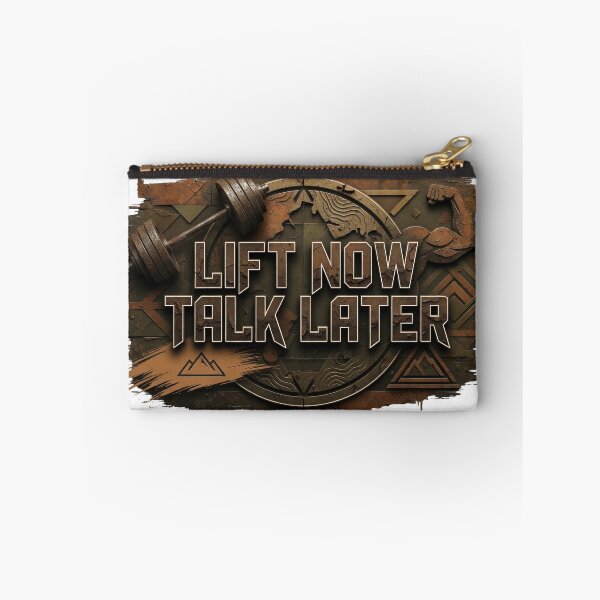 Item preview, Chic Red LIFT NOW TALK LATER Artistic Motif designed and sold by dazzlemakers.