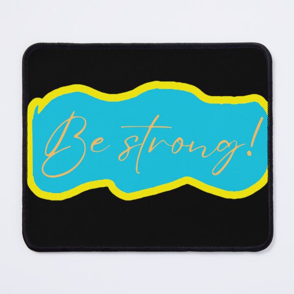 Item preview, Be Strong Gold Motivational Quote Sticker Shirt designed and sold by MariaPCMaria.