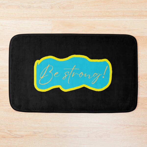 Item preview, Be Strong Gold Motivational Quote Sticker Shirt designed and sold by Funnygiftsstudio .