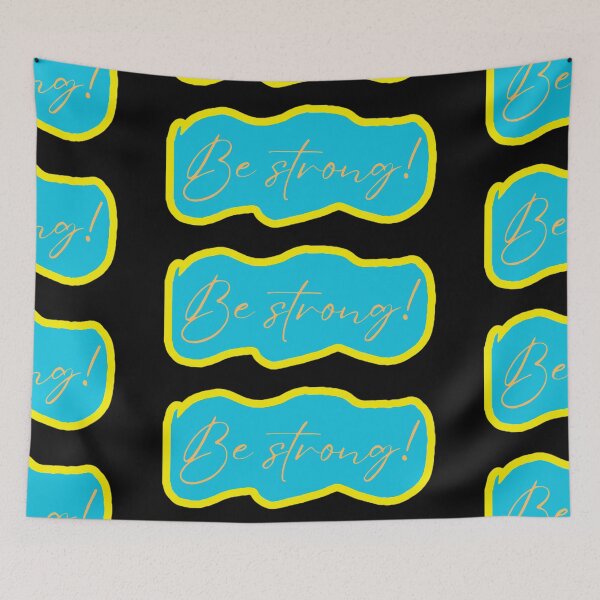 Item preview, Be Strong Gold Motivational Quote Sticker Shirt designed and sold by MariaPCMaria.