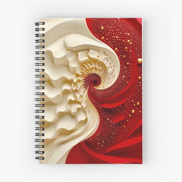 Item preview, Mesmerizing Swirl of Colors in Red and White designed and sold by Vicky Brago-Mitchell®.