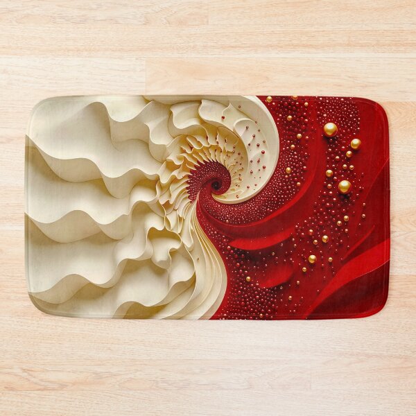 Item preview, Mesmerizing Swirl of Colors in Red and White designed and sold by Vicky Brago-Mitchell®.