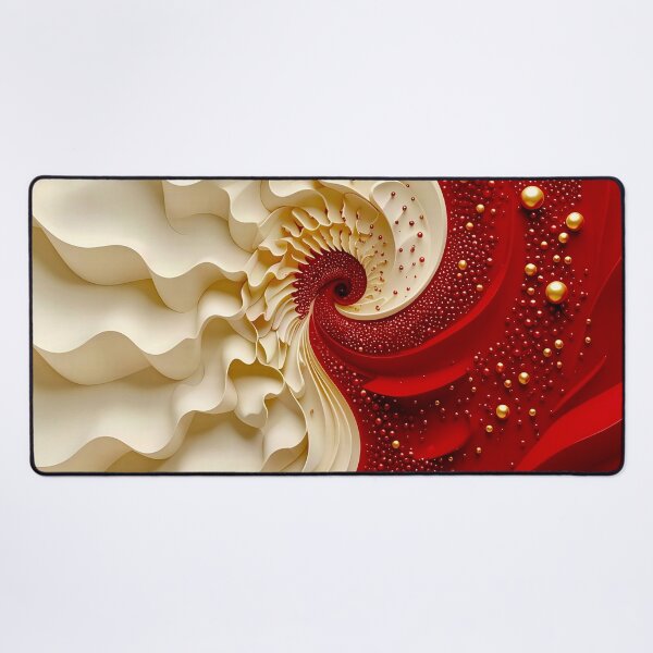 Item preview, Mesmerizing Swirl of Colors in Red and White designed and sold by Vicky Brago-Mitchell®.