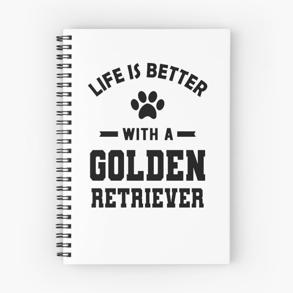 Item preview, Life Is Better With A Golden Retriever Dog Paw Print designed and sold by GiaoCalonas.