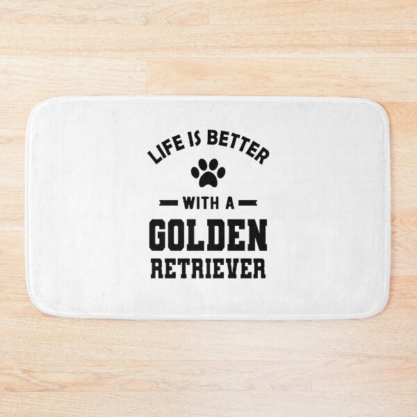 Item preview, Life Is Better With A Golden Retriever Dog Paw Print designed and sold by GiaoCalonas.