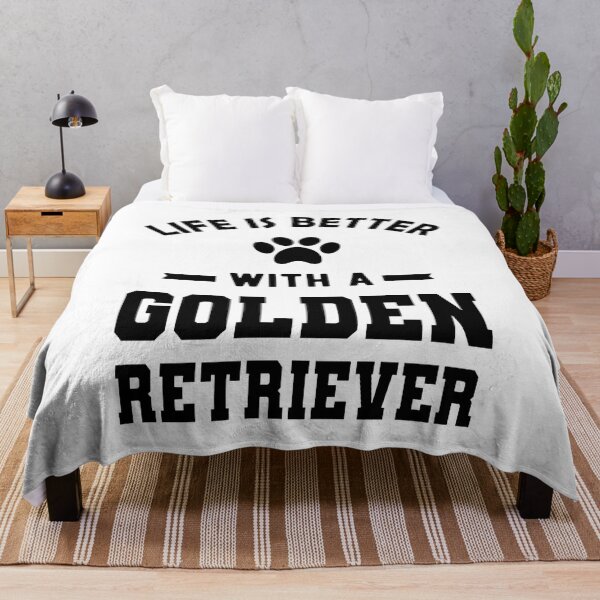 Item preview, Life Is Better With A Golden Retriever Dog Paw Print designed and sold by GiaoCalonas.