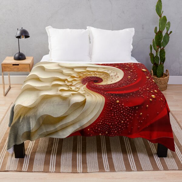 Item preview, Mesmerizing Swirl of Colors in Red and White designed and sold by Vicky Brago-Mitchell®.