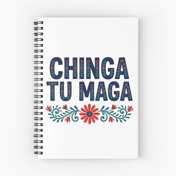 Item preview, Chinga Tu MAGA Mexican Folk Art Anti Trump Political Resistance Lettering designed and sold by raedattia.