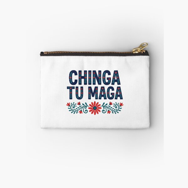 Item preview, Chinga Tu MAGA Mexican Folk Art Anti Trump Political Resistance Lettering designed and sold by raedattia.