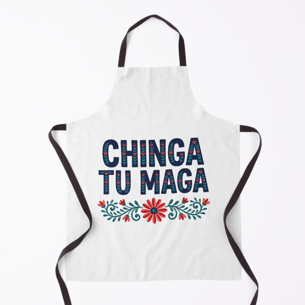 Item preview, Chinga Tu MAGA Mexican Folk Art Anti Trump Political Resistance Lettering designed and sold by raedattia.