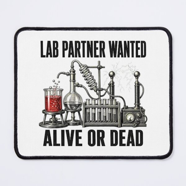 Item preview, Lab Partner Wanted Alive Or Dead — Funny Chemistry Teacher Shirt designed and sold by Uglyandcute.