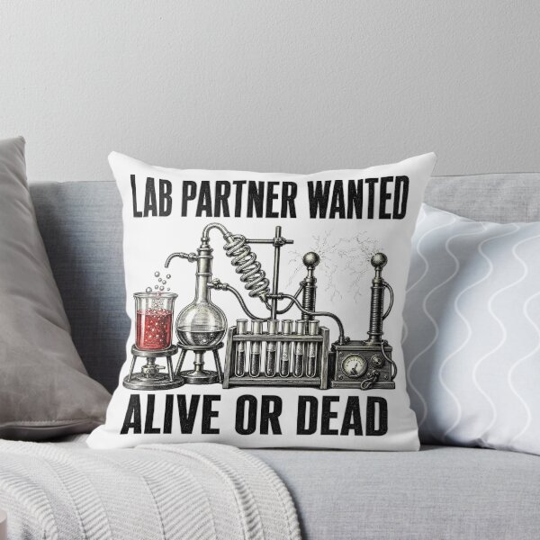 Item preview, Lab Partner Wanted Alive Or Dead — Funny Chemistry Teacher Shirt designed and sold by Uglyandcute.
