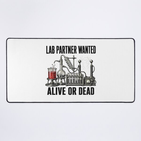 Item preview, Lab Partner Wanted Alive Or Dead — Funny Chemistry Teacher Shirt designed and sold by Uglyandcute.