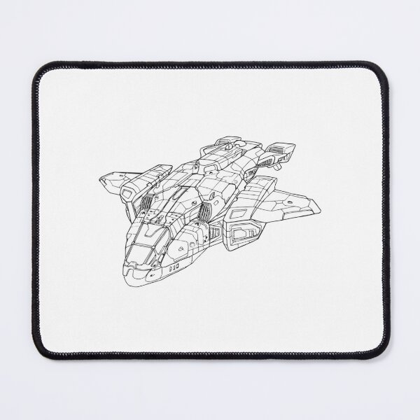 Item preview, Unsc Pelican - Black Outline designed and sold by Alyzah-Maughan.