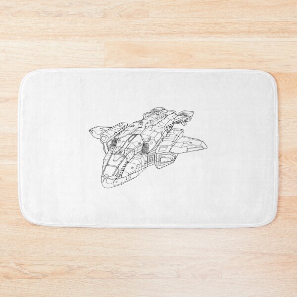 Item preview, Unsc Pelican - Black Outline designed and sold by Alyzah-Maughan.