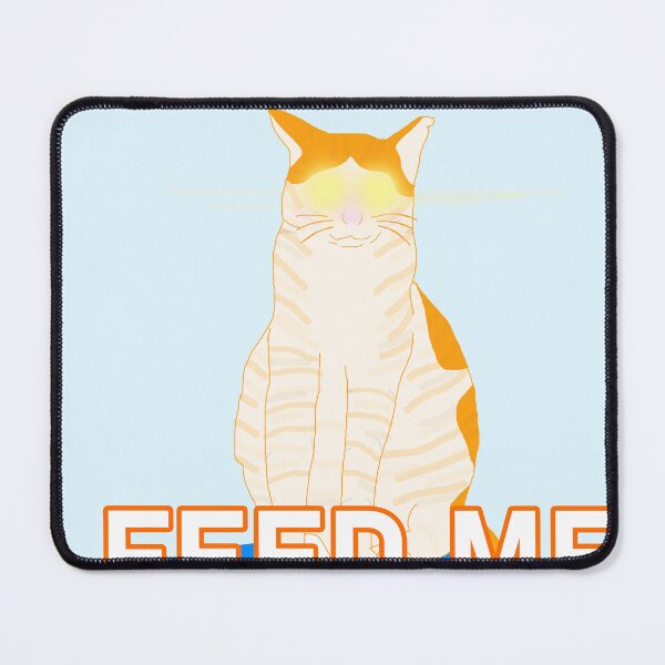 Item preview, Orange Cat meme feed me designed and sold by Raiserdesign33.