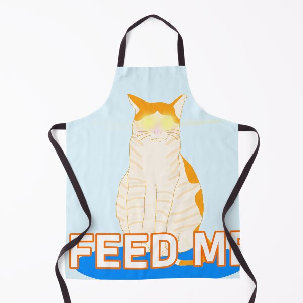 Item preview, Orange Cat meme feed me designed and sold by Raiserdesign33.