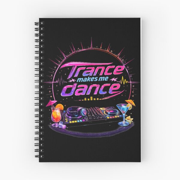 Item preview, Trance Makes Me Dance Electronic Music Rave Design designed and sold by EverclearDesign.